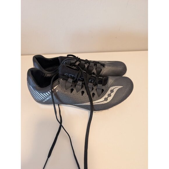 Saucony Showdown 4 Track Field Shoes Black Spikes S29033-7 Men's Size 9 - Picture 2 of 10
